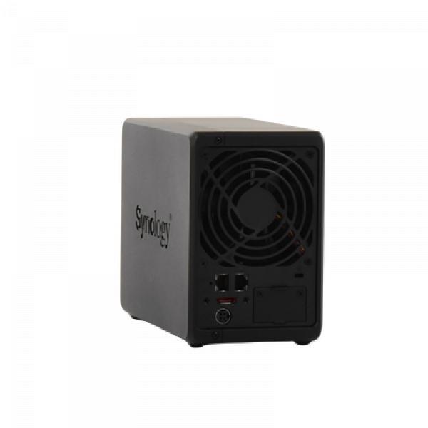 Synology Servidor NAS de 2 Bahías (Expandible a 7 Bahías) / Hasta 126 TB / Servicio Nube Gratis (P2P) / Administración Remota y Respaldo Programado