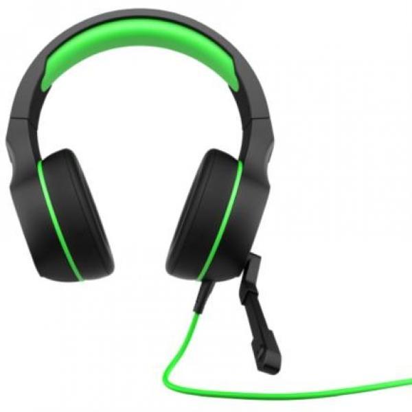 HP Audífonos HP USB LED 400 Pavillion Gaming Color Negro-Verde