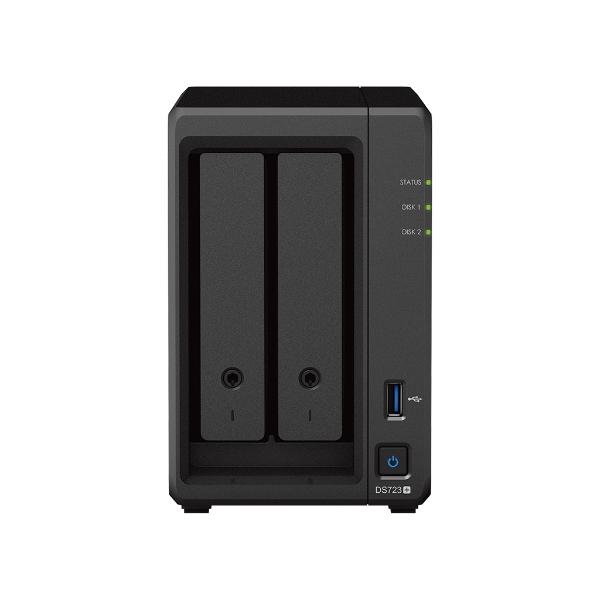 Synology Servidor NAS de 2 Bahías (Expandible a 7 Bahías) / Hasta 126 TB / Servicio Nube Gratis (P2P) / Administración Remota y Respaldo Programado