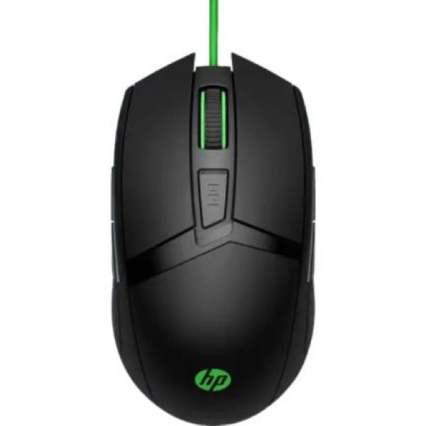 HP Mouse HP 300 Pavilion Gaming 5000 dpi Color Negro-Verde