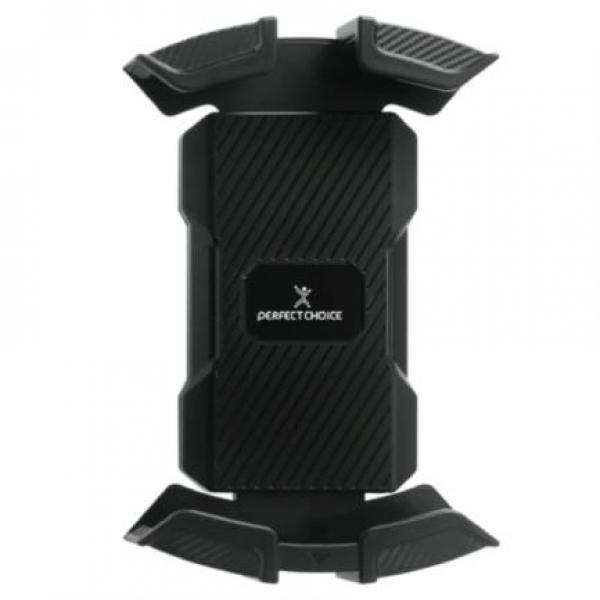Perfect Choice Soporte Perfect Choice para Smartphone Motocicleta o Bicicleta con Bloqueo de Seguridad Rotación 360