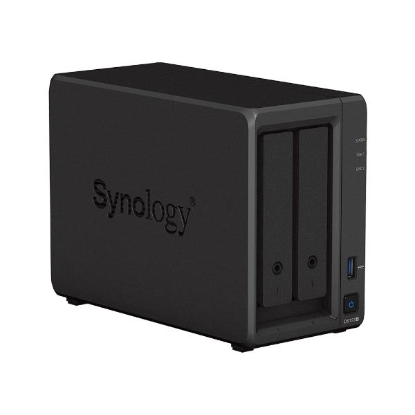 Synology Servidor NAS de 2 Bahías (Expandible a 7 Bahías) / Hasta 126 TB / Servicio Nube Gratis (P2P) / Administración Remota y Respaldo Programado