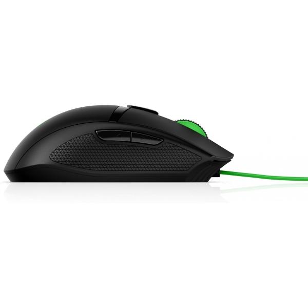 HP Mouse HP 300 Pavilion Gaming 5000 dpi Color Negro-Verde