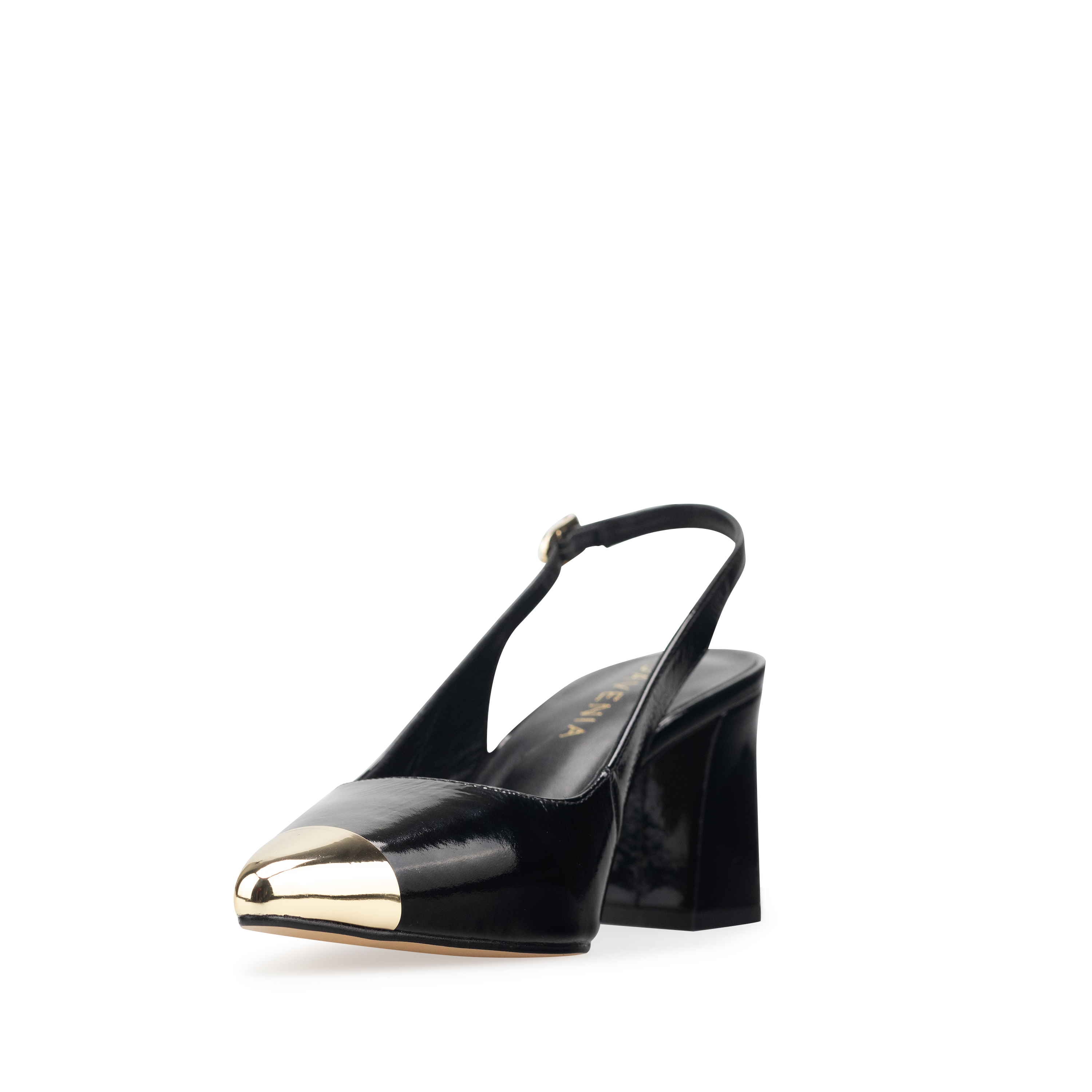 Zapatillas De Tacón Elegantes Para Mujer De Piel Davenia Mod. Adela 