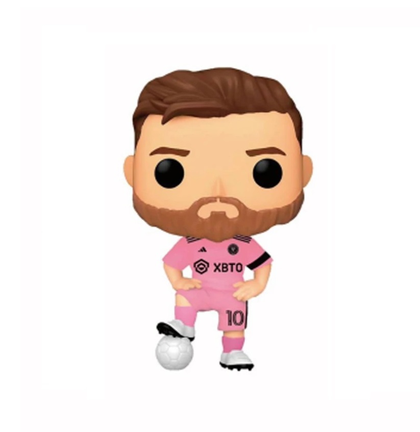 Funko Pop Fútbol Lionel Messi Inter De Miami Playera Rosa