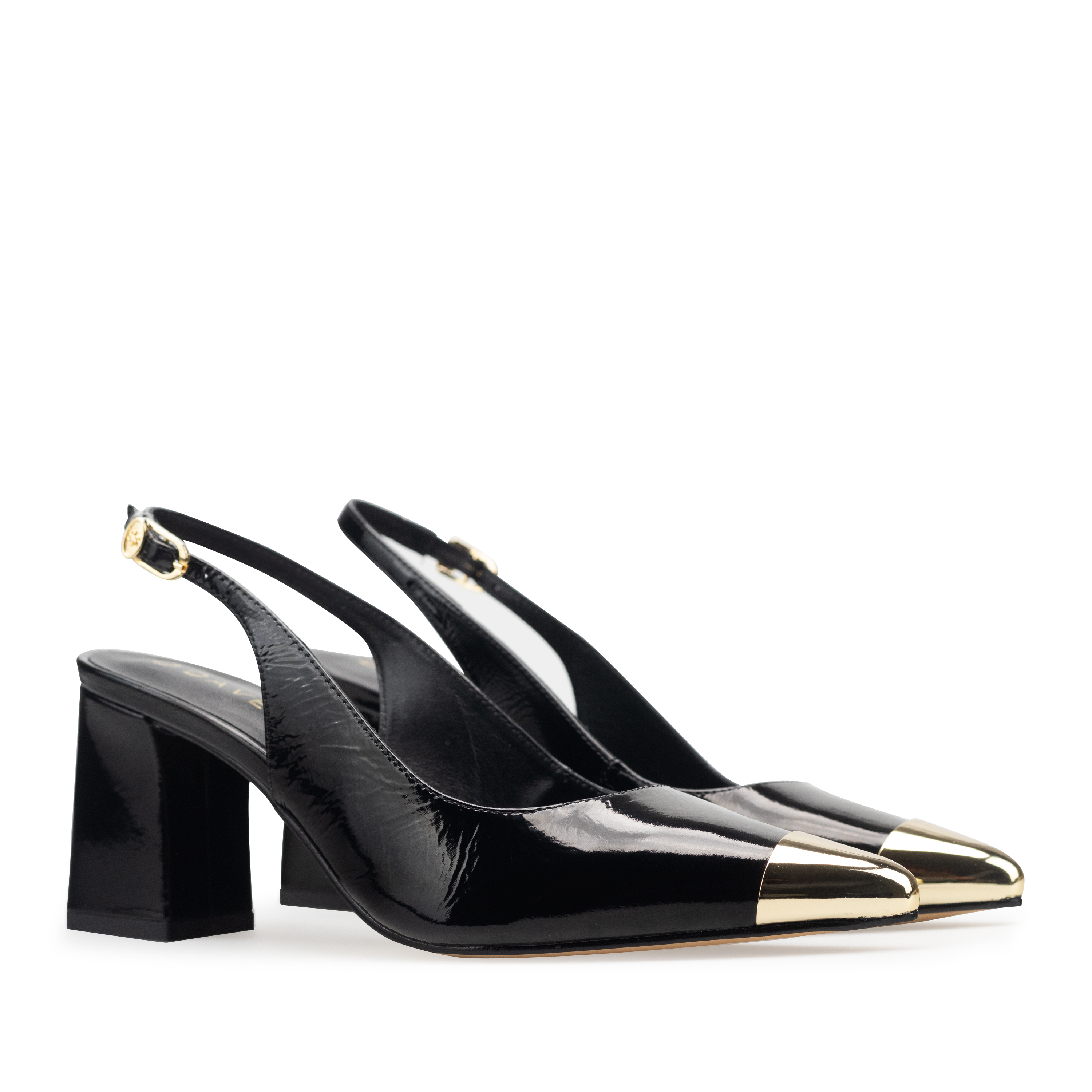 Zapatillas De Tacón Elegantes Para Mujer De Piel Davenia Mod. Adela 