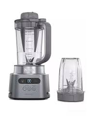 LICUADORA NINJA KS500WMWH 4 VELOCIDADES CON JARRA, TAZON Y VASO, PLATA