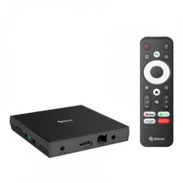 Steren Sistema Android TV Box Steren Google Chrome Cast Color Negro