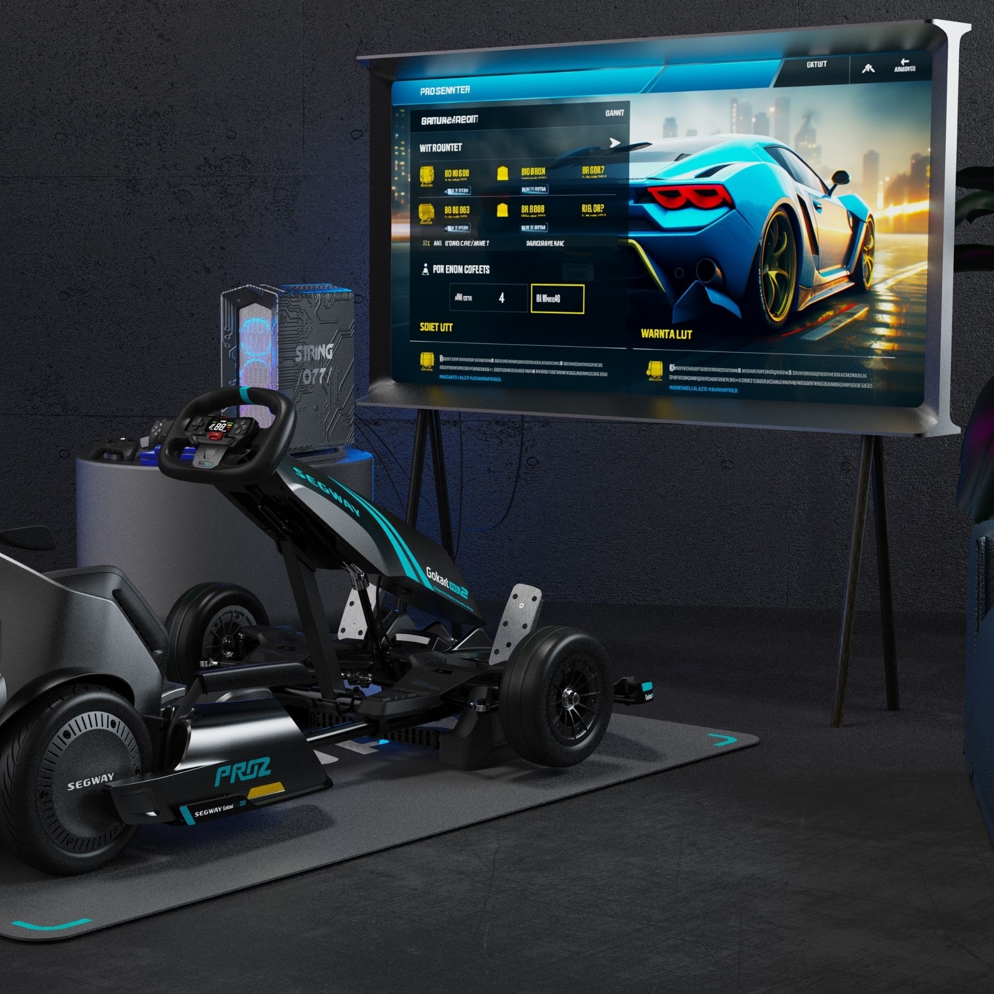 Segway Ninebot GoKart Pro 2 - Negro/Gris