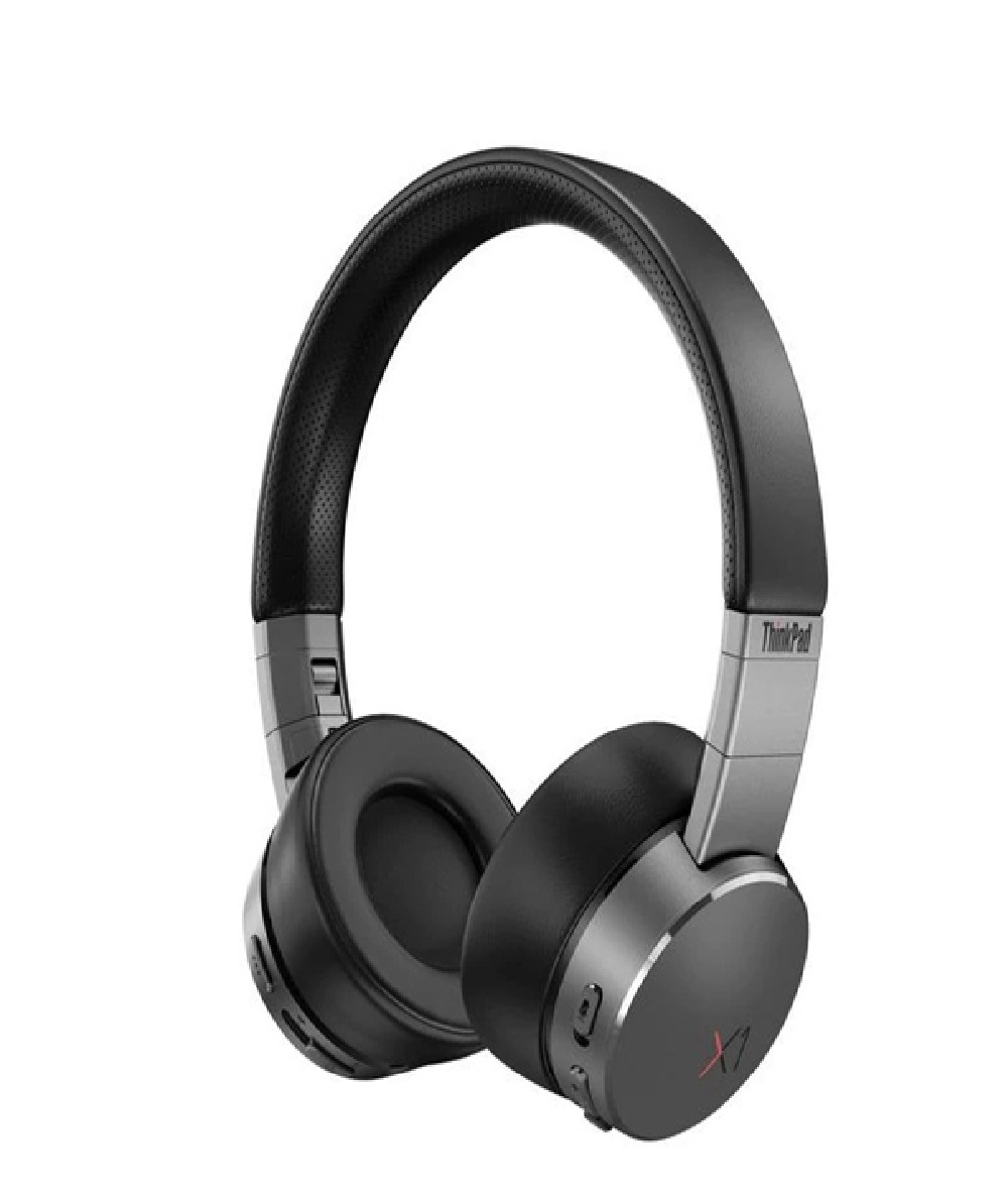 Lenovo Audífonos con Micrófono ThinkPad X1, Bluetooth, Inalámbrico, Negro/Gris. 