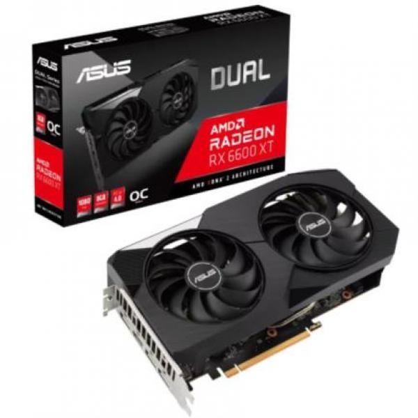 Tarjeta de video ASUS Dual AMD Radeon RX6600 XT OC 8GB GDDR6 PCI-E 4.0