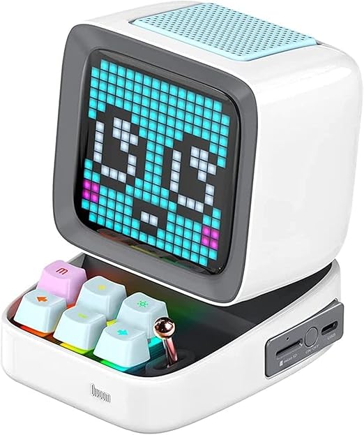 Divoom Ditoo PixelArt Altavoz BT Retro c/ Pantalla LED Blanco