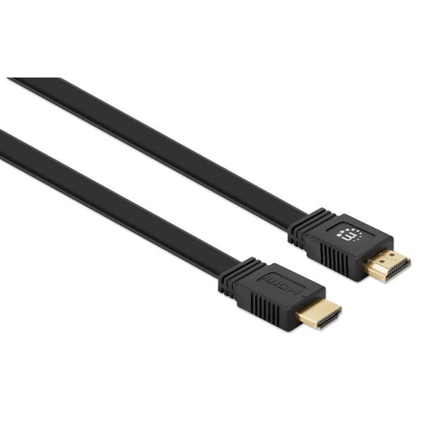 Cable HDMI plano de Alta Velocidad con Ethernet Manhattan 15 M.
