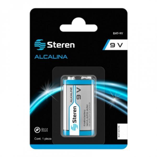 Steren Pilas Steren Alcalina Cuadrada 9V 1 Pza