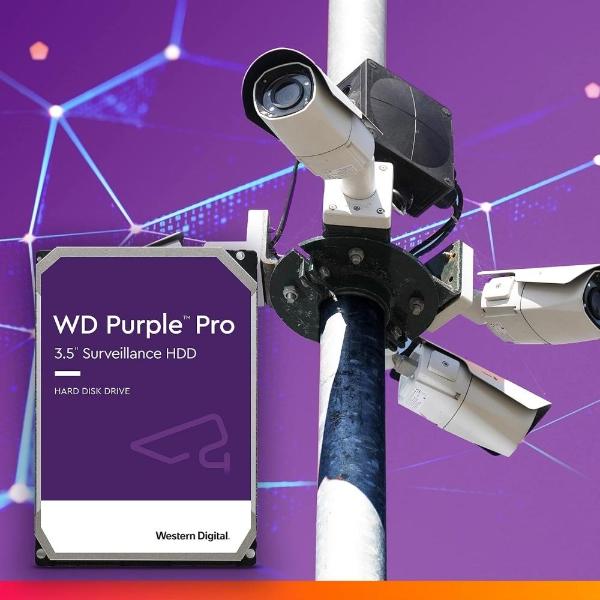 Disco Duro Western Digital PURPLE De 4TB Para Videovigilancia