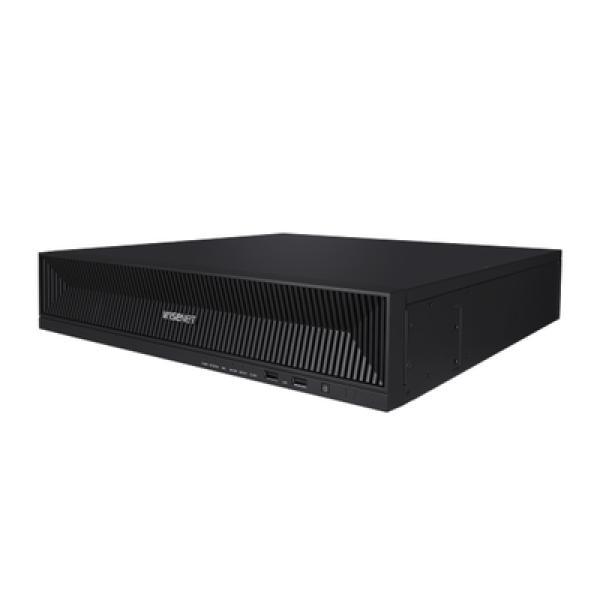 Hanwha NVR de  64 canales / 8K / Hasta 8 Discos Duros / H.265 & Wisestream / Wisenet P2P / Soporte RAID 5/6 