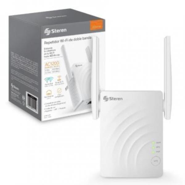 Steren Ruteador Steren Wi-Fi Doble Banda 2.4GHz-5GHz Hasta 40m de Cobertura