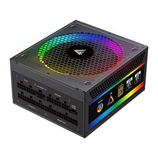 Game Factor FUENTE DE PODER GAME FACTOR FULL MOD RGB 1050W 80P GOLD 12VHPW 600W PS (PSG1050)