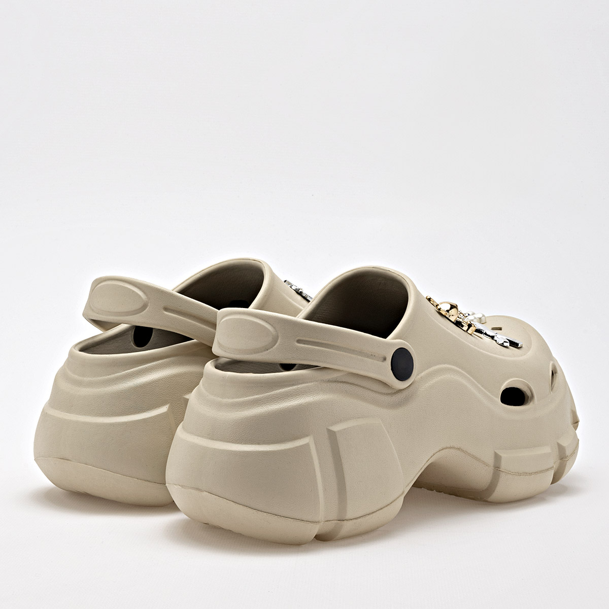 SANDALIA PLATAFORMA 5 CM MUJER MM BROS SHOES CO 8060 BEIGE EVA