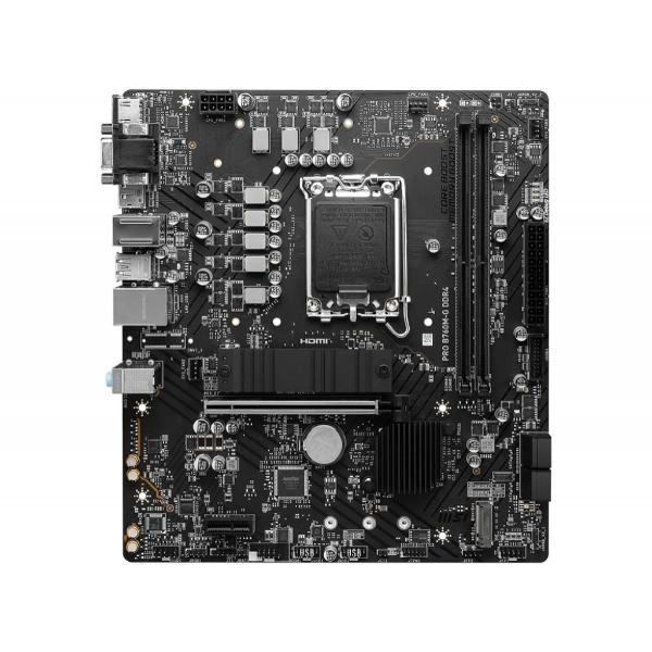 MOTHERBOARD MSI (PRO B760M-G DDR4) SOCKET 1700,2*DDR4 4800,HDMI,DP,VGA,2*M.2,MICRO ATX