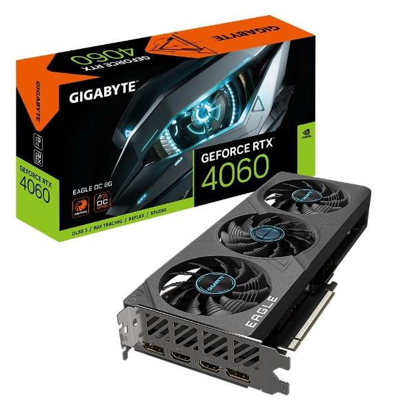 Tarjeta de video Gigabyte NVIDIA GeForce RTX 4060 EAGLE OC 8GB GDDR6