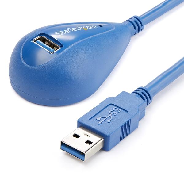 StarTech.com CABLE 1.5M EXTENSOR USB 3.0 DE ESCRITORIO USB A MACHO A HEMBRA
