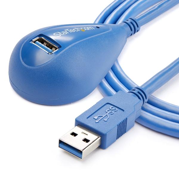 StarTech.com CABLE 1.5M EXTENSOR USB 3.0 DE ESCRITORIO USB A MACHO A HEMBRA