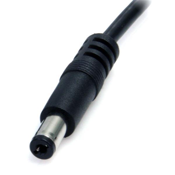 StarTech.com CABLE 2M ADAPTADOR USB A MACHO A CONECTOR COAXIAL BARREL M 5V  .
