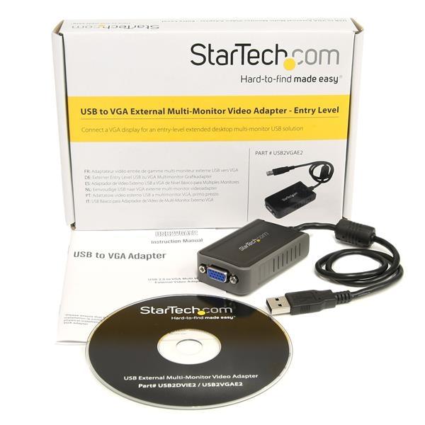 StarTech.com ADAPTADOR VIDEO EXTERNO USB VGA CONVERTIDOR 1440X900