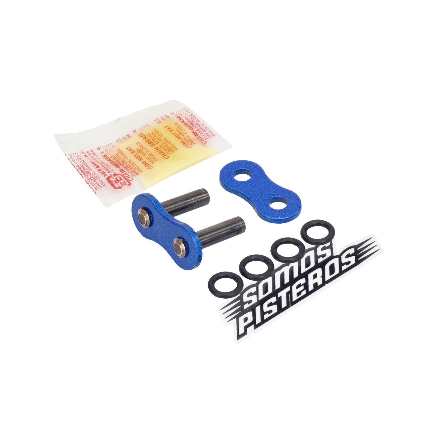 CANDADO CADENA 525 O RING REMACHADO AZUL RK R6R GSXR 600RR