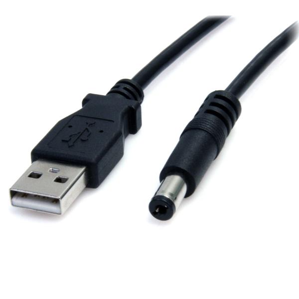 StarTech.com CABLE 2M ADAPTADOR USB A MACHO A CONECTOR COAXIAL BARREL M 5V  .
