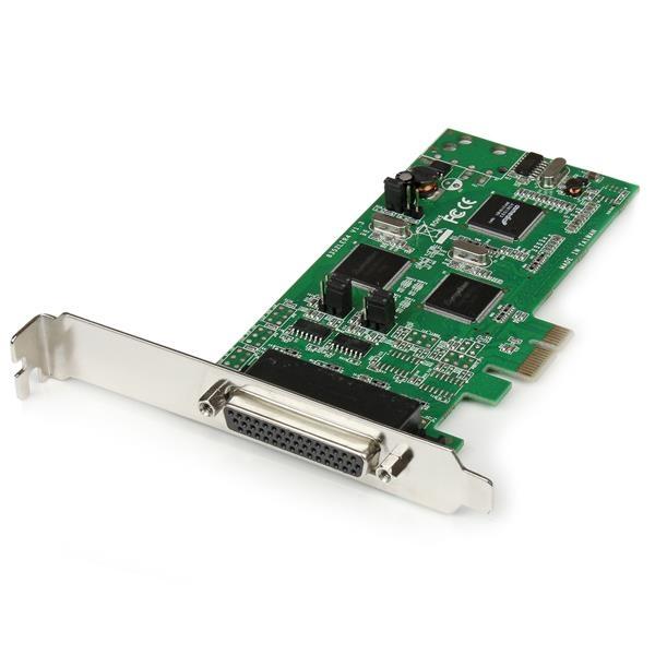 StarTech.com TARJETA ADAPTADOR PCI EXPRESS 4 4 PUERTOS SERIAL RS232 485 422  .