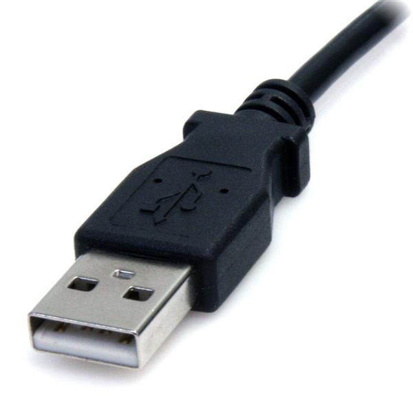 StarTech.com CABLE 2M ADAPTADOR USB A MACHO A CONECTOR COAXIAL BARREL M 5V  .