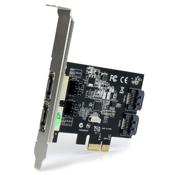 StarTech.com TARJETA PCI EXPRESS 2 PUERTOS ESATA 2 SATA III 6GBPS CONTROLADOR
