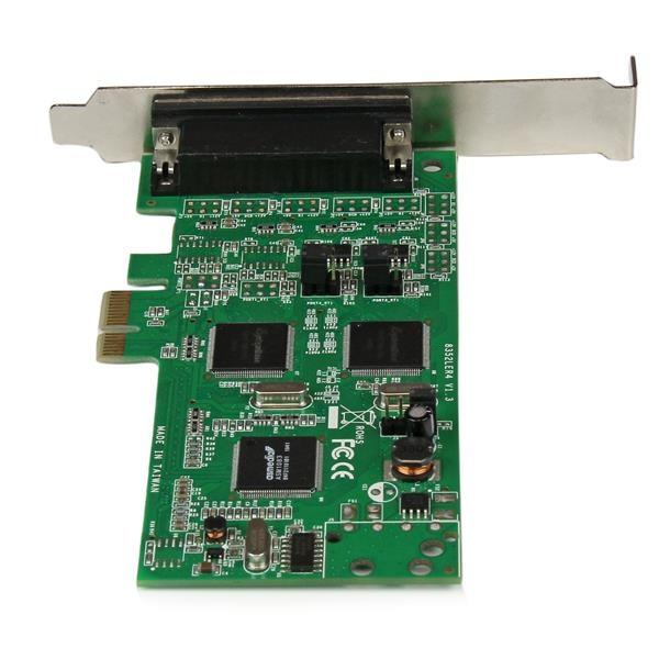 StarTech.com TARJETA ADAPTADOR PCI EXPRESS 4 4 PUERTOS SERIAL RS232 485 422  .