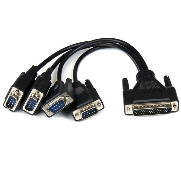 StarTech.com TARJETA ADAPTADOR PCI EXPRESS 4 4 PUERTOS SERIAL RS232 485 422  .