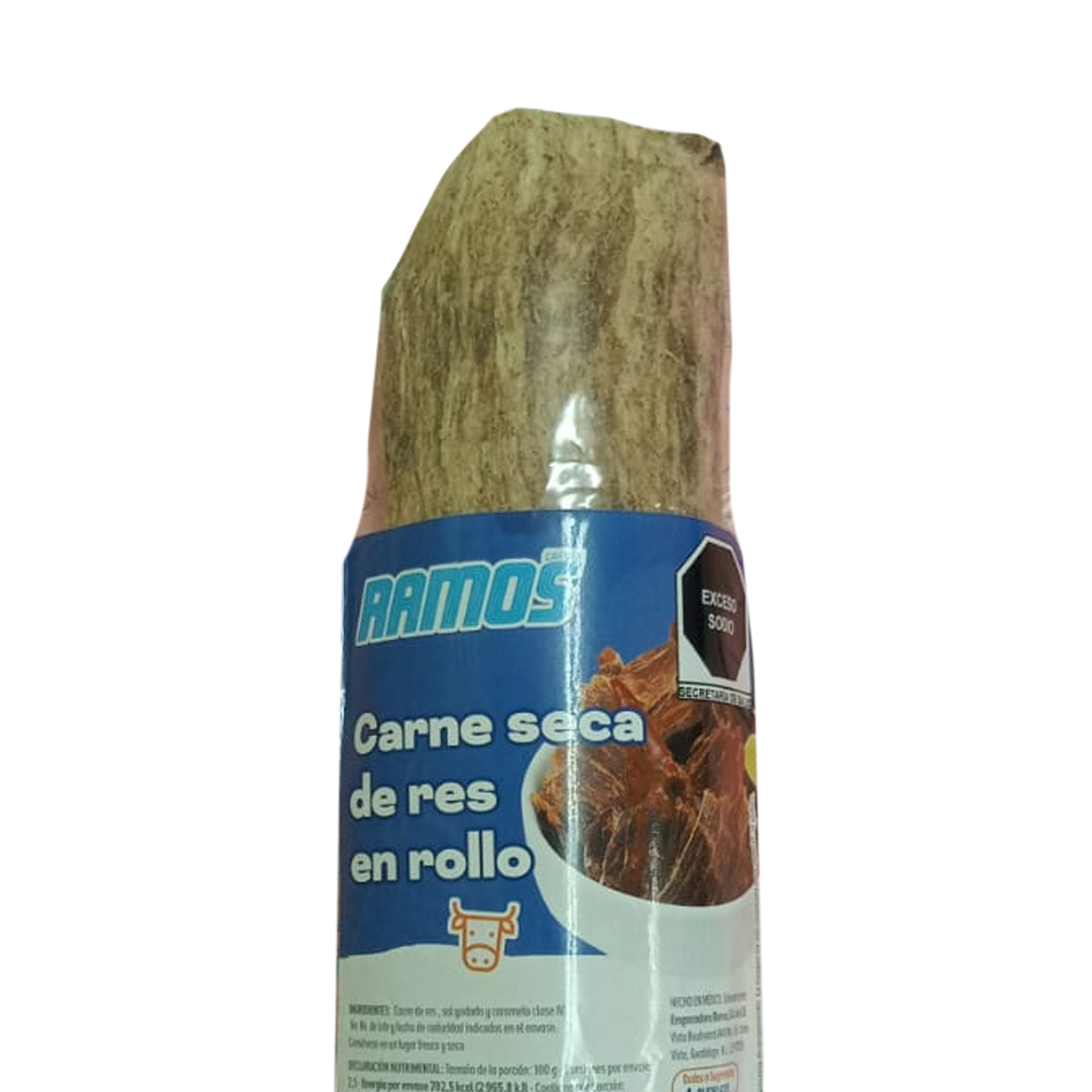 Carne Seca De Res Carnes Ramos En Rollo 250gr