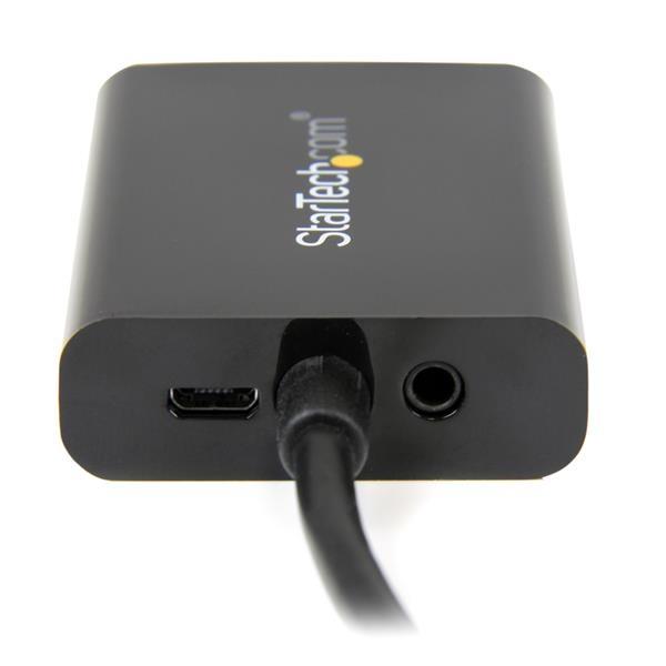 StarTech.com ADAPTADOR CONVERTIDOR MICRO HDMI A VGA CON AUDIO            .