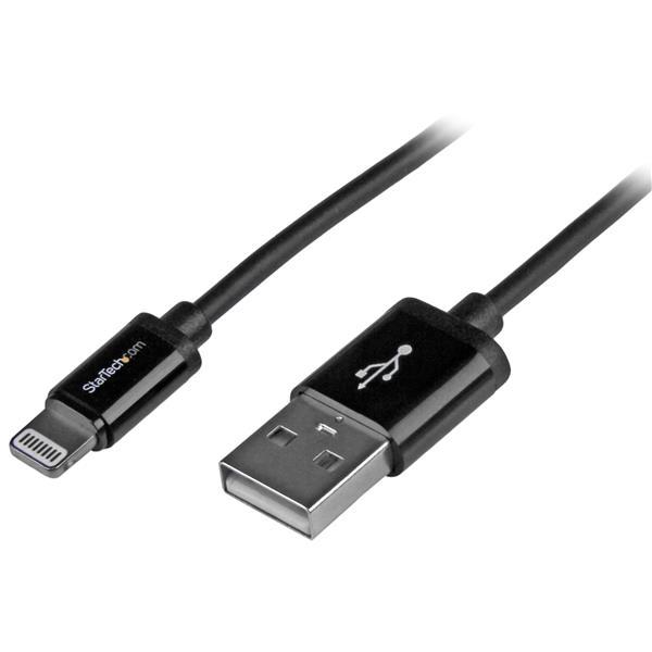 StarTech.com CABLE 1M LIGHTNING APPLE IPOD IPAD IPHONE 5 A USB 2.0 NEGRO