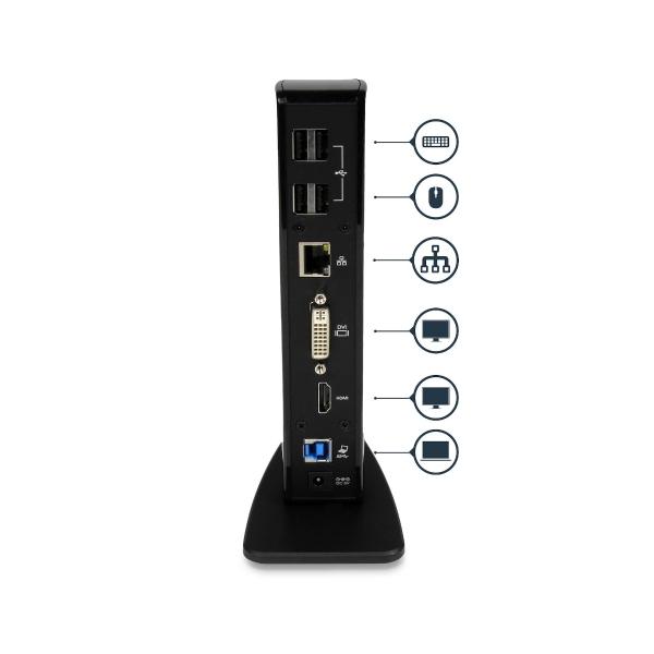 StarTech.com REPLICADOR DE PUERTOS UNIVERSAL USB 3.0 HDMI DVI      .