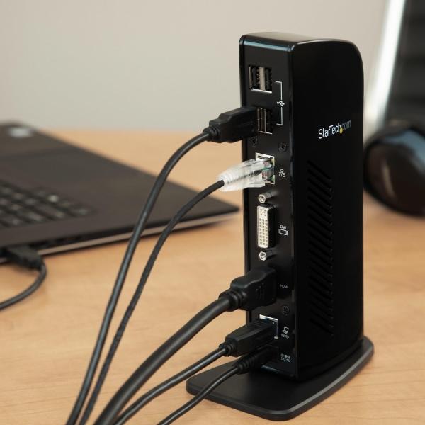 StarTech.com REPLICADOR DE PUERTOS UNIVERSAL USB 3.0 HDMI DVI      .
