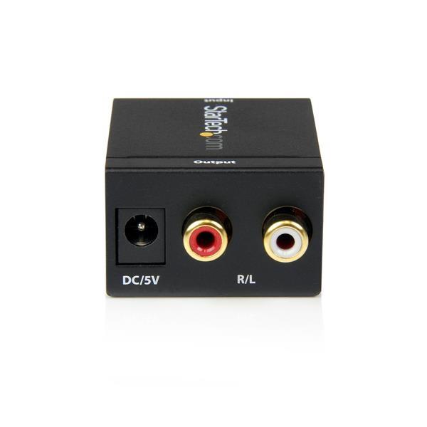 StarTech.com ADAPTADOR CONVERTIDOR AUDIO DIGITAL COAX SPDIF TOSLINK A RCA.