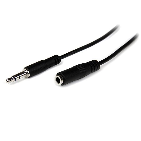 StarTech.com CABLE 2M EXTENSION AUDIFONOS MINIJACK 3.5 MACHO A HEMBRA     .