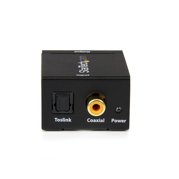 StarTech.com ADAPTADOR CONVERTIDOR AUDIO DIGITAL COAX SPDIF TOSLINK A RCA.