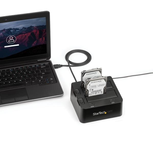 StarTech.com DOCK USB 3.0 Y ESATA COPIADORA DE DISCO SATA 2.5 3.5 CLONADOR  .