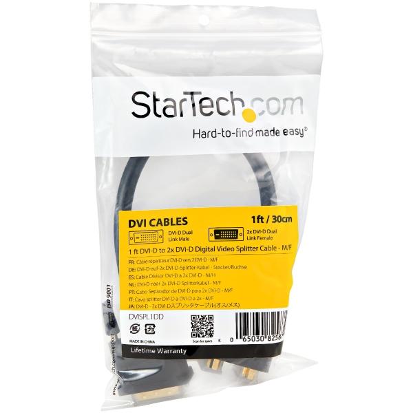 StarTech.com DIVISOR SPLITTER VIDEO DVI-D 2 PUERTOS COMPACTO                .