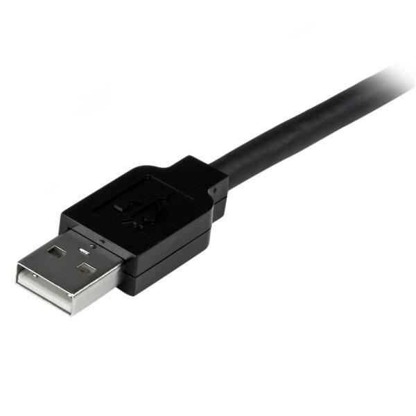 StarTech.com CABLE USB 2.0 DE EXTENSION ALARGADOR ACTIVO DE 5M M A H    .