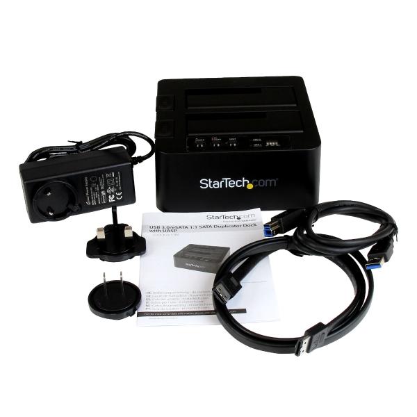 StarTech.com DOCK USB 3.0 Y ESATA COPIADORA DE DISCO SATA 2.5 3.5 CLONADOR  .