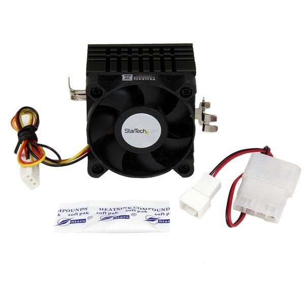 StarTech.com VENTILADOR DE CPU PROCESADOR CON DISIPADOR SOCKET 7/370 LP4 T.3
