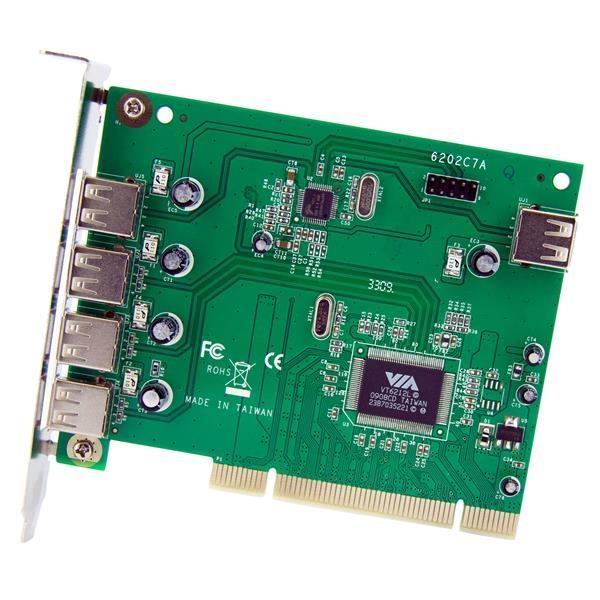 StarTech.com ADAPTADOR TARJETA PCI USB 2.0 7 PUERTOS